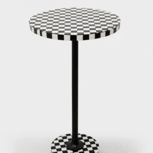 Side Table Domero Chess Black White ?25