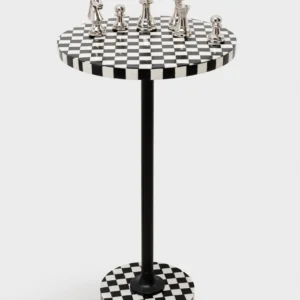 Side Table Domero Chess Black White ?25