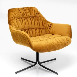 Swivel Armchair Bristol Yellow