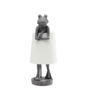 Table Lamp Animal Frog Grey