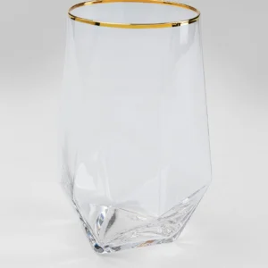 Tumbler Diamond Gold Rim