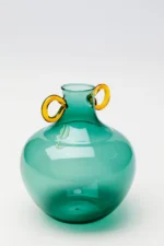 Vase Amore Handle Blue 16cm
