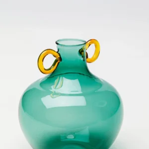 Vase Amore Handle Blue 16cm