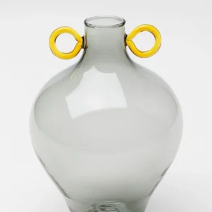 Vase Amore Handle Grey 23cm