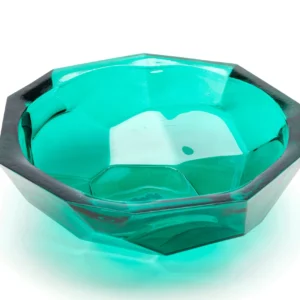 Vase Bowl Origami Green 25cm