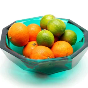 Vase Bowl Origami Green 25cm