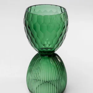 Vase Duetto Green 25cm