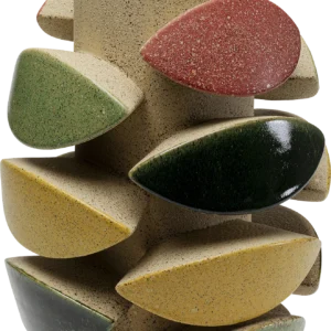 Vase Foglie Colore 40cm