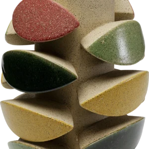 Vase Foglie Colore 40cm