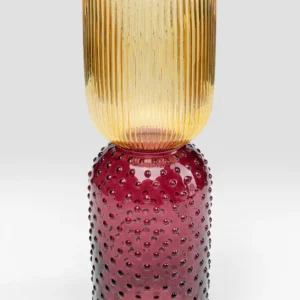 Vase Marvelous Duo Yellow Purple 38cm