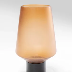 Vase Noble Ring Amber Matt 26cm