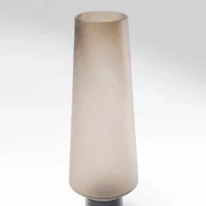 Vase Noble Ring Brown Matt 40cm