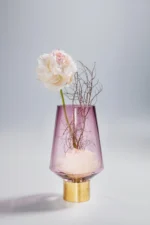 Vase Noble Ring Purple 26cm