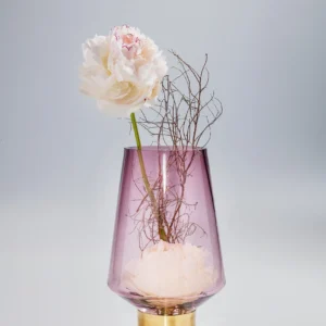 Vase Noble Ring Purple 26cm