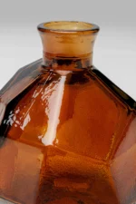 Vase Origami Brown 18cm