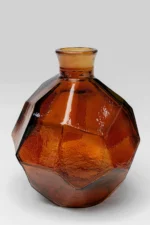 Vase Origami Brown 18cm