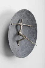 Wall Object Umano Silver 59cm