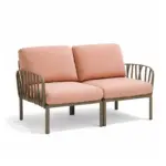 Outdoor Sofa Komodo 2 Seater White 01