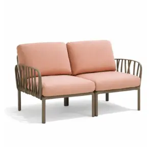 Outdoor Sofa Komodo 2 Seater White 01