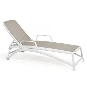 Sunbed Whitebeige