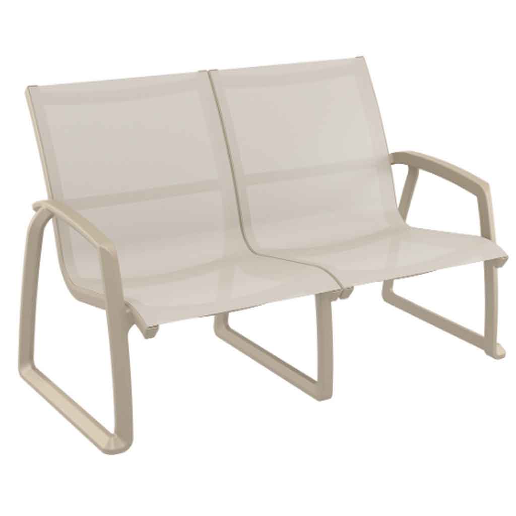 Pacific-lounge-2beige Outdoor Armchair | Pacific Bench - Image 1