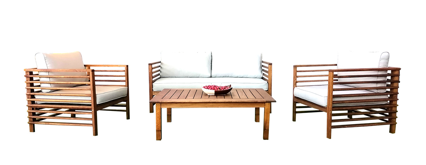 newdelhi Outdoor Set without cushion | New Delhi - Image 1