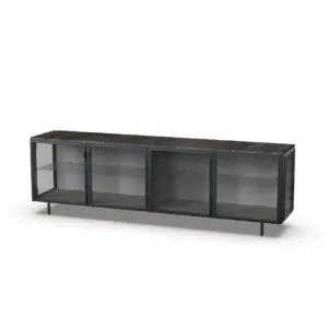 Aurora Glass Sideboard 002n